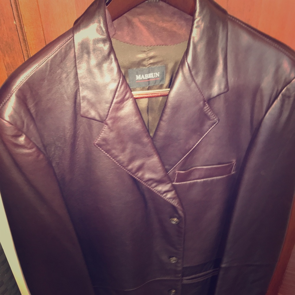 Great condition Mabrun Leather Jacket